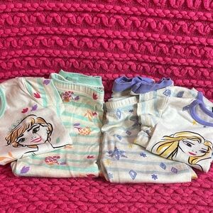Disney Frozen Kids Pajama Set - Green and Blue